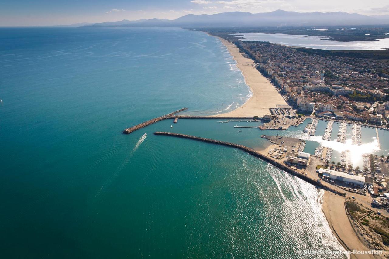 "Dream" Magnifique Vue Mer, Terrasse, Parking, Le Reve Lägenhet Canet-en-Roussillon Exteriör bild